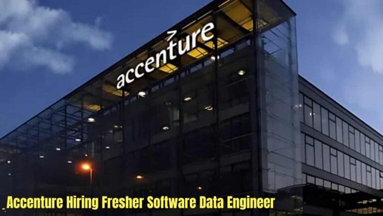 Accenture Hiring Software Data Engineer Role For Fresh Graduates 2024